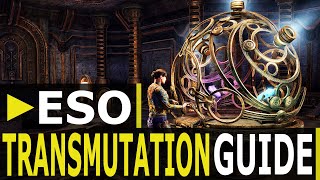 How to get the PERFECT Trait on all Your GEAR  ESO Transmutation Guide [upl. by Redmund]