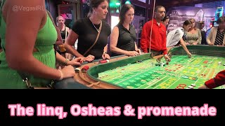 The Linq hotel casino Las Vegas including Osheas [upl. by Lynea]