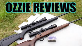 CZ 457 vs Ruger American 22WMR head to head accuracy test [upl. by Eidnyl]