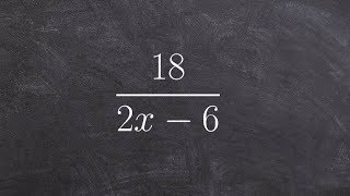 Simplifying a rational expression by factoring out a binomial [upl. by Yc735]