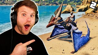 Taming A Pteranodon in Ark Survival Ascended Ep2 [upl. by Novehc]