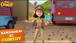 Bandookni ने पकड़ा Onion Chor  Cartoons for Kids  Bandookni Ki Comedy  Wow Kidz Comedy  spot [upl. by Nita]