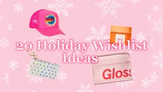 20 HOLIDAY GIFT amp WISHLIST IDEAS  Preppy Christmas Ideas ❄️ [upl. by Ciprian493]