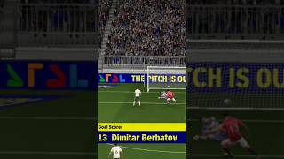 Dimitar Berbatov Goal ⚽ football efootball goals [upl. by Ocinemod]