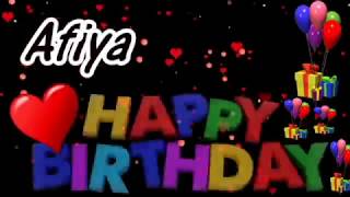 Afiya Happy Birthday Song With Name  Afiya Happy Birthday Song  Happy Birthday Song [upl. by Kenrick]