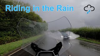 Riding In The Rain  Motorcycle Training [upl. by Trab]