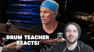 Drum Teacher Reacts Chad Smith  The Kill Blind Take [upl. by Goff]