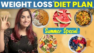 SUMMER DIET PLAN FOR WEIGHT LOSS in Hindi  Upto 5 Kg Fat Loss  By GunjanShouts [upl. by Sergei]