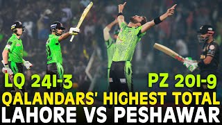 Qalandars Hits Highest Score of 2413 Runs Against Zalmi  Lahore vs Peshawar  HBL PSL 2023  MI2A [upl. by Oiligriv]