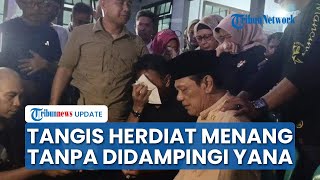 Menang Tanpa Didampingi Wakil Cabup Ciamis Herdiat Menangis Teringat Almarhum Yana saat Quick Count [upl. by Brag]