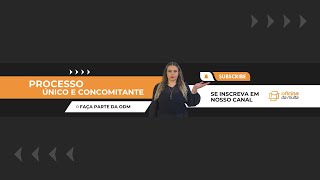 Processo único e processo concomitante [upl. by Ahsea]