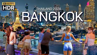 🇹🇭 4K HDR  Walking Bangkok 2024  The Best City in the World  destination for tourists [upl. by Acimot]