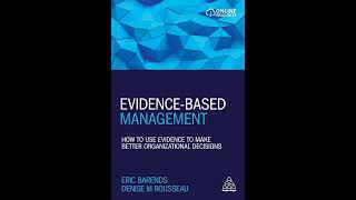 Eric Barends  EvidenceBased Management [upl. by Eceinhoj]