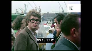 1970s Hamburg Street Scenes Station Sausage Market Germany HD From 35mm [upl. by Pepin717]