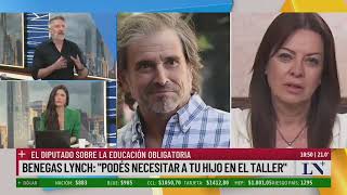 Fuerte rechazo a los dichos de Bertie Benegas LynchquotNo creo en la obligatoriedad de la educaciónquot [upl. by Miof Mela]