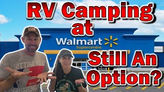 RV Camping At Walmart  Still An Option [upl. by Ailatan]