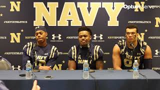 Navy Football Postgame News Conference vs UAB [upl. by Nolasba412]