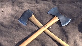 Gransfors Bruk Double Bit Working Axe VS American Felling Axe [upl. by Say993]