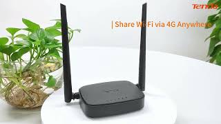 Unboxing  Tenda 4G05 N300 WiFi 4G LTE Router [upl. by Ocir574]