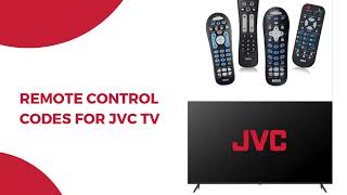 Remote Control Codes for JVC TV  JVC Universal Remote Control Codes [upl. by Howund]