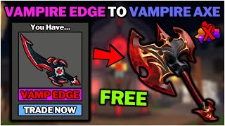 Vampire to Vampires Axe MM2 Trading Challenge [upl. by Anahcra]