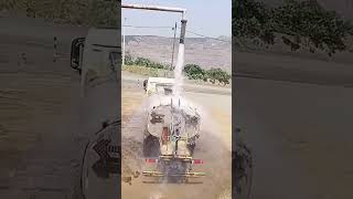 Accurate water injection process for water tanker [upl. by Ahsemrac]