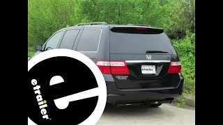 etrailer  Set up DrawTite MaxFrame Trailer Hitch Receiver on a 2007 Honda Odyssey [upl. by Layman]