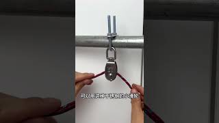 Stainless steel pulley wire rope pulley hanging pulley viral subscribe youtubeshorts viral [upl. by Aitnas]