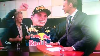 Max Verstappen wint GP van Spanje op 150516 [upl. by Inafetse]