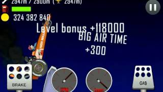 Hill Climb Racing \ Moon \ 4606 meters on Dragster [upl. by Stelmach428]