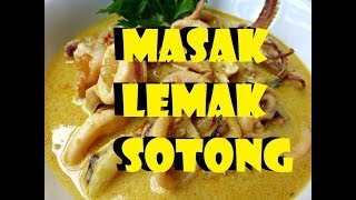 Resepi Mudah Masak Lemak Sotong N9 [upl. by Koenraad]