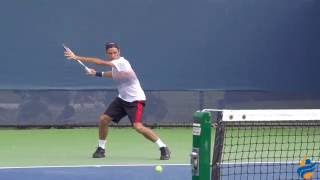 Roger Federer Slow Motion Forehand amp Slice Backhand 240FPS 1080p [upl. by Wil]