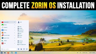 How to Install Zorin OS on PCLaptop 2024  Lightweight amp Beautiful OS🤯 Windows Software Support [upl. by Luca]