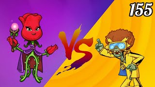 Rosa vs Bugalu Eléctrico Plantas vs Zombies Héroes mision 155 [upl. by Ilhsa]