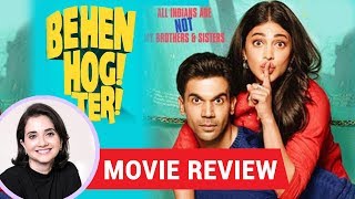 Behen Hogi Teri  Movie Review  Anupama Chopra [upl. by Keen]