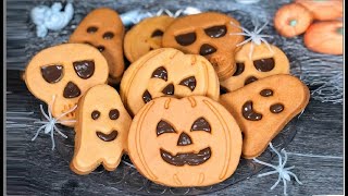 BISCOTTI Di HALLOWEEN Ricetta Facile E Veloce Da Fare A Casa Biscotti per Bambini [upl. by Yemrej]