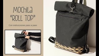 Mochila│Backpack │quotRoll Topquot [upl. by Doggett504]