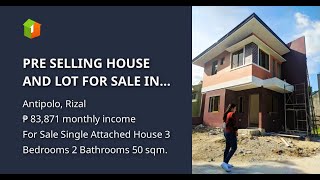 PRE SELLING HOUSE AND LOT FOR SALE IN PANORAMA HILLS CUPANG ANTIPOLO RIZAL [upl. by Wanids]