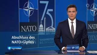 tagesschau 2000 Uhr 11072024 [upl. by Harimas]