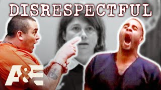 Most Disrespectful Defendants MEGACompilation  Court Cam  AampE [upl. by Gorlin]