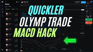 Olymp Trade  Quickler 5 Seconds  MACD HACK [upl. by Ayortal]