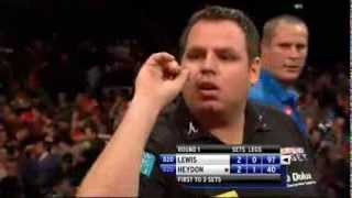 PDC World Darts Championship 2012 Adrian Lewis vs Nigel Heydon First Round [upl. by Raphaela]