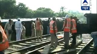 Gorakhpur train accident l Track disrupted [upl. by Ahsiemat]