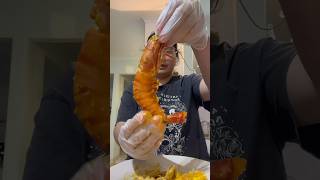 Seafood Boil ASMR seafoodseafoodboil prawns octopus mussels asmrfood foodiefypshorts [upl. by Ayyidas]