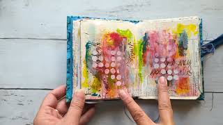 Mixed Media Art Journal Flip Through June 2024 [upl. by Atrice]