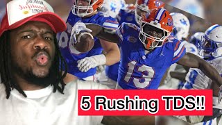 5 TDS TRUE FRESHMEN CARRY US  Kentucky vs Florida Gators Full Game Highlights  Reaction [upl. by Nylessej]