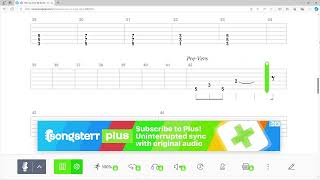 Iris  Vino Cu Mine  Guitar 1 Tab Play Along [upl. by Ayikahs]