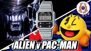 Alien v PacMan The New Casio A100 [upl. by Atinwahs]