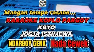 KARAOKE  KOYO JOGJA ISTIMEWA NDARBOY GENK VERSI KOPLO PARGOY NADA CEWEK [upl. by Paloma]