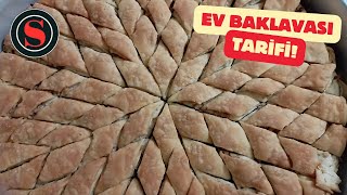 Evde Baklava Nasıl Yapılır Lezzetli ve Kolay Tarif [upl. by Tonkin]